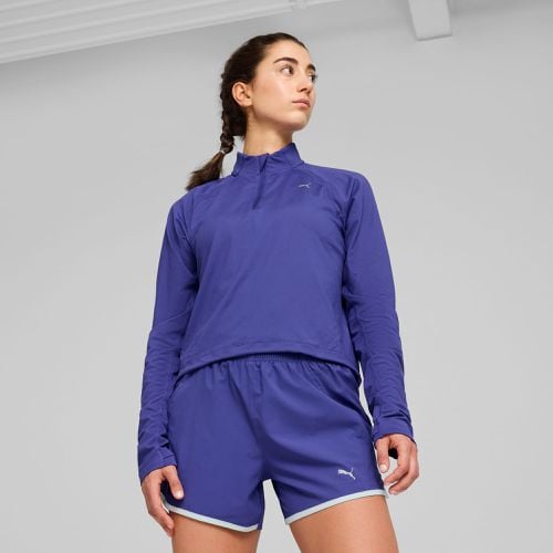 Top RUN CLOUDSPUN con zip a un quarto da donna, /Altro - PUMA - Modalova