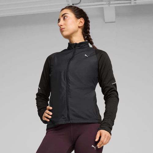 Run Grid Woven Fleece Jacket Women, , size Large - PUMA - Modalova