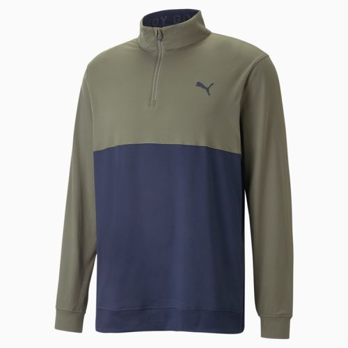 Gamer Colourblock Quarter-Zip Men's Golf Pullover Top, , size 3XL - PUMA - Modalova