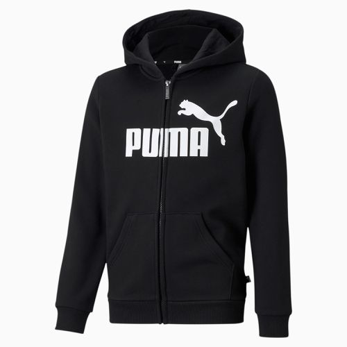 Felpa con cappuccio a zip integrale Essentials con logo grande per ragazzi, /Altro - PUMA - Modalova