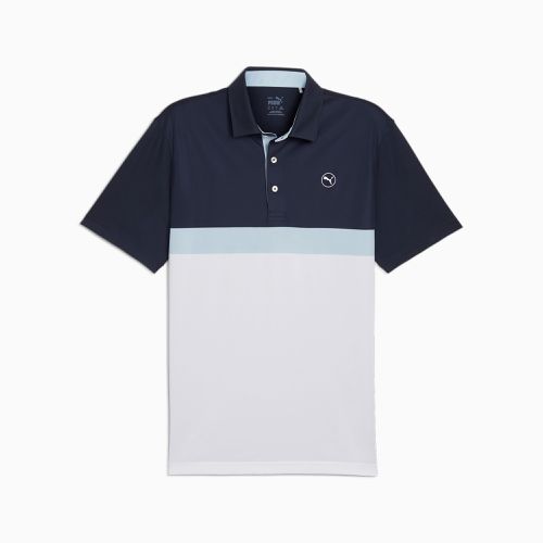 Pure Colourblock Men's Golf Polo Shirt, Dark Blue, size 3XL - PUMA - Modalova
