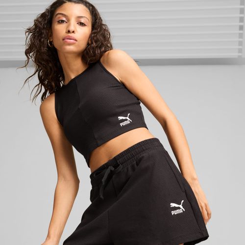 CLASSICS Geripptes Crop-Top Damen, , Größe: L, Kleidung - PUMA - Modalova