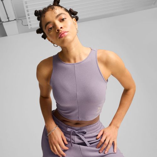 CLASSICS Geripptes Crop-Top Damen, , Größe: L, Kleidung - PUMA - Modalova