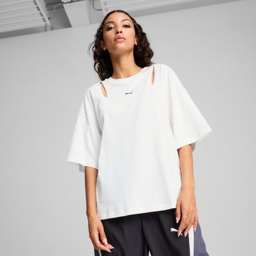 T-Shirt oversize con taglio a vivo DARE TO da donna, /Altro - PUMA - Modalova