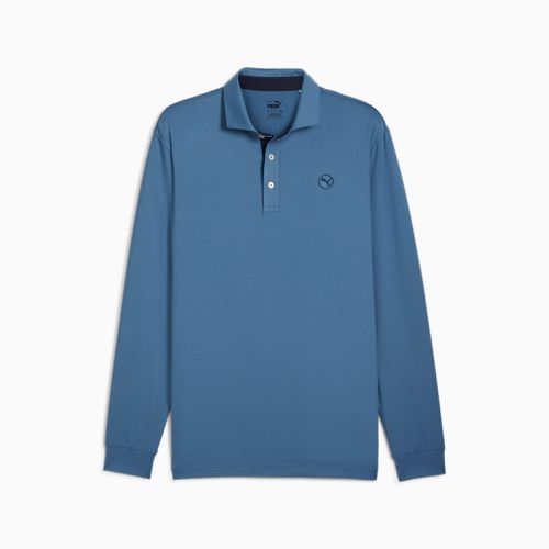 Cloudspun Long Sleeve Mid-Weight Golf Polo Shirt Men, Dark Blue, size 3XL - PUMA - Modalova