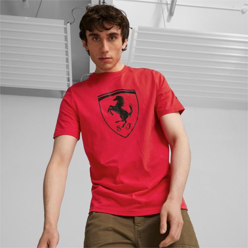 Camiseta de Automovilismo Scuderia Ferrari Race Big Shield Para Hombre - PUMA - Modalova