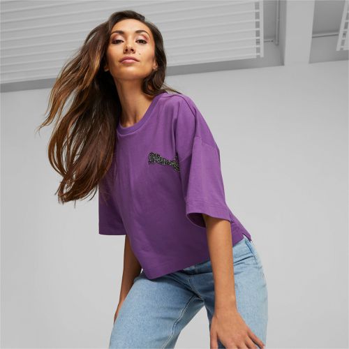 T-Shirt mit Swarovski-Kristallen Damen, , Größe: L, Kleidung - PUMA - Modalova