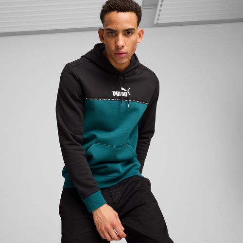 Essentials Block Tape Hoodie Herren, , Größe: S, Kleidung - PUMA - Modalova