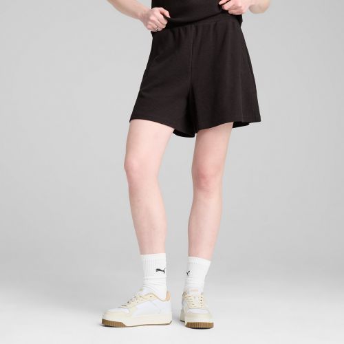 HER 5" Shorts mit hohem Bund Damen, , Größe: L, Kleidung - PUMA - Modalova