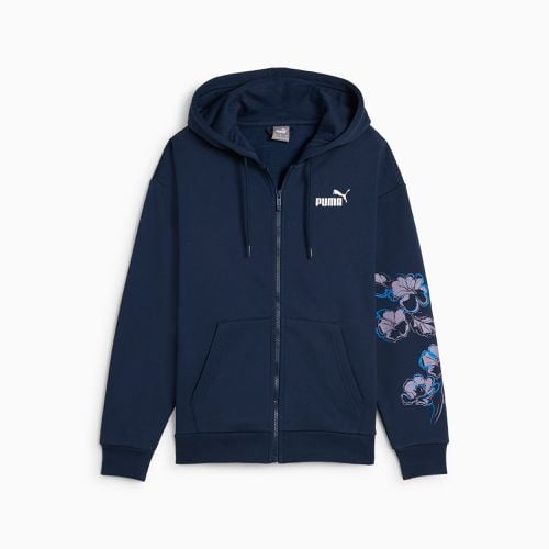 ESS+ FLORAL VIBES Hoodie mit durchgehendem Reißverschluss Damen, , Größe: L, Kleidung - PUMA - Modalova