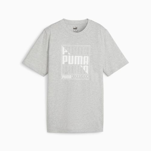Graphics Box Men's T-Shirt, Light Grey Heather, size Large - PUMA - Modalova