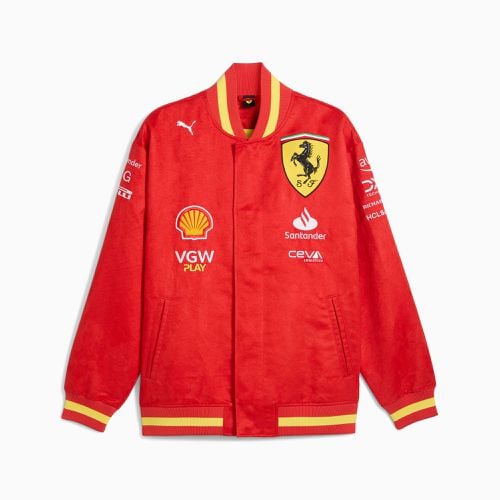 Scuderia Ferrari Team Jacke im College-Style Herren, , Größe: S, Kleidung - PUMA - Modalova