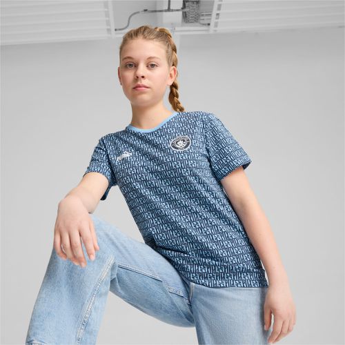 Manchester City Ftblculture All-Over Print T-Shirt Youth, Dark Blue, size 13-14 Youth - PUMA - Modalova