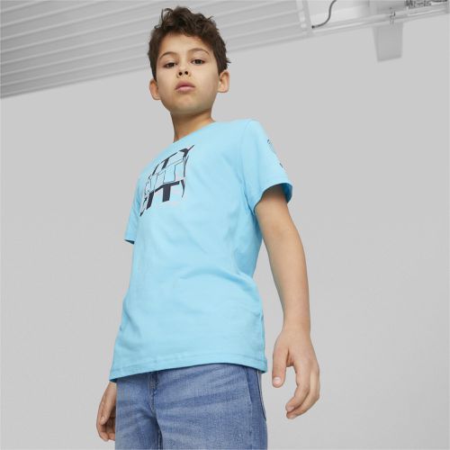 Manchester City Ftblcore Youth Graphic T-Shirt, Dark Blue, size 13-14 Youth - PUMA - Modalova