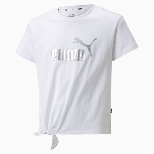 T-Shirt annodata Essentials+ Logo da ragazza, /Altro - PUMA - Modalova