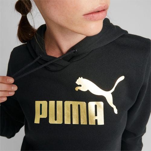 Essentials+ Metallic Logo Hoodie Damen, /, Größe: 3XL, Kleidung - PUMA - Modalova