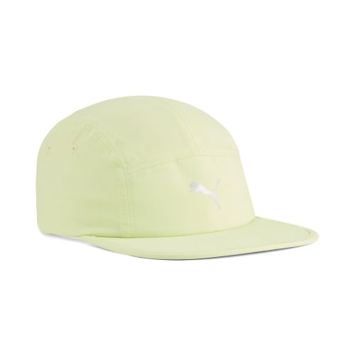 Essentials Running 5 Panel Cap in Green - PUMA - Modalova
