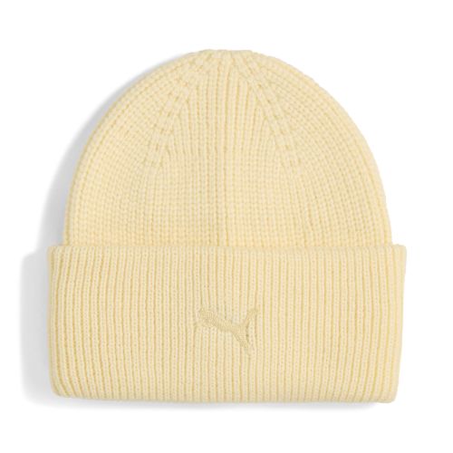 Wardrobe Essentials Chunky Mid Crown Beanie in Yellow - PUMA - Modalova