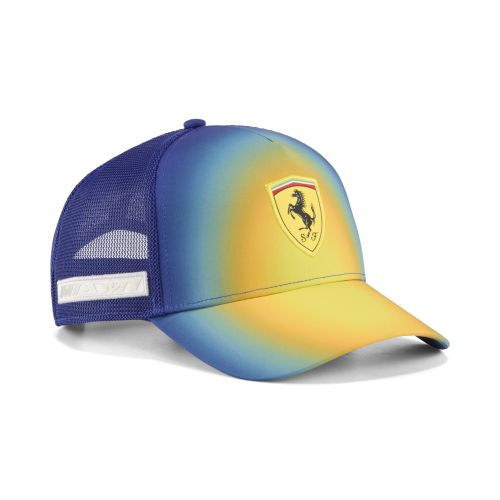 Scuderia Ferrari Miami Trucker Cap in Yellow - PUMA - Modalova