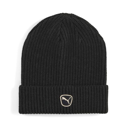 Gorro beanie de corona media Cat Patch, Accesoiros, Negro, OSFA - PUMA - Modalova