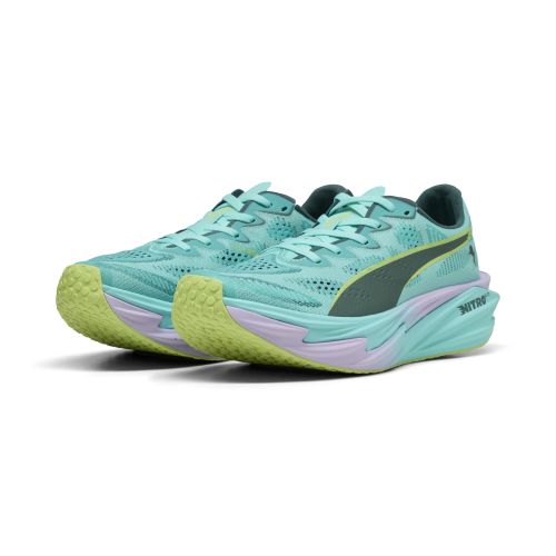 X HYROX Deviate NITRO Elite 4 Shoes Women in Green | Size 3 - PUMA - Modalova