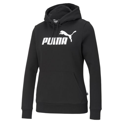 Sudadera con capucha Essentials Logo para mujer, Ropa, Negro, XS - PUMA - Modalova