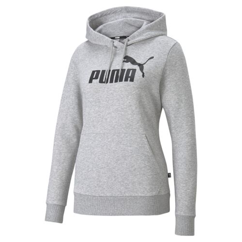 Sudadera con capucha Essentials Logo para mujer, Ropa, Gris, XS - PUMA - Modalova