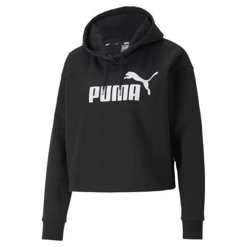 Sudadera con capucha Essentials Cropped Logo para mujer - PUMA - Modalova