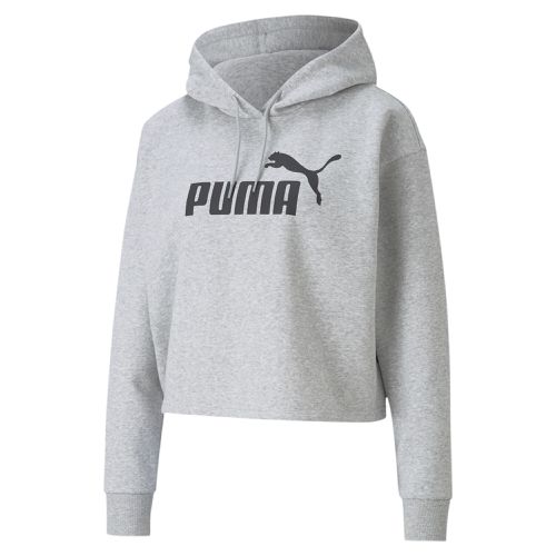 Sudadera con capucha Essentials Cropped Logo para mujer - PUMA - Modalova