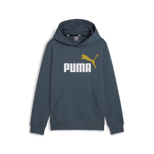 Sudadera con capucha Essentials+ Big Logo bicolor juvenil - PUMA - Modalova