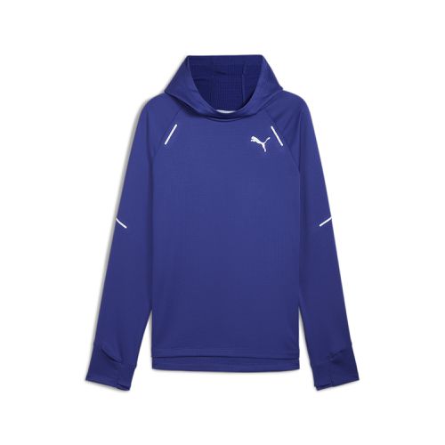 Sudadera con capucha RUN Grid de forro polar para hombre - PUMA - Modalova