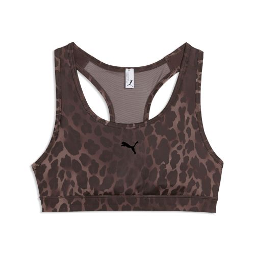 KEEPS Medium Support Sports Bra Women in Brown | Size Large - PUMA - Modalova
