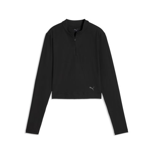 Maglia a maniche lunghe con zip CLOUDSPUN da donna, Accessori, Nero, S - PUMA - Modalova