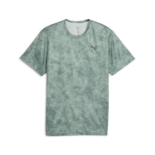 Train All Day Essentials Printed T-Shirt Men in Green | Size Large - PUMA - Modalova