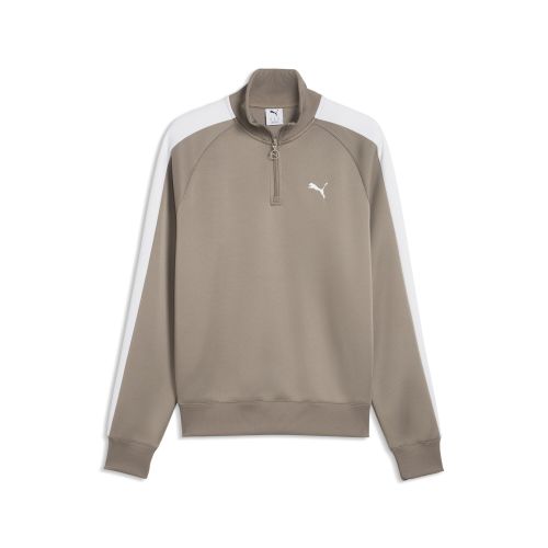 T7 Always On Quarter-Zip Track Jacket Men in Beige | Size Large - PUMA - Modalova