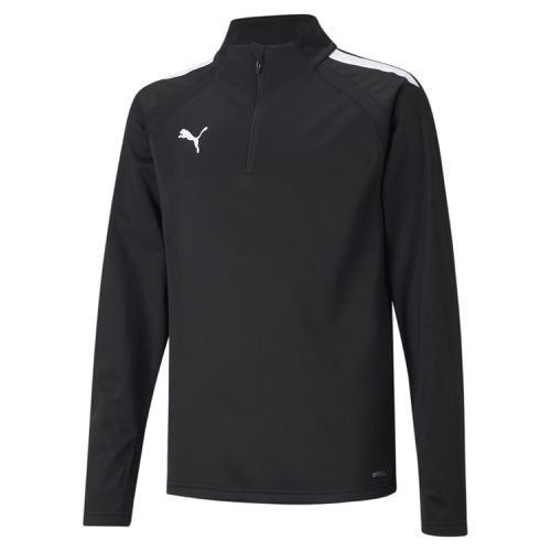 Camiseta de fútbol teamLIGA con cremallera de un cuarto juvenil - PUMA - Modalova