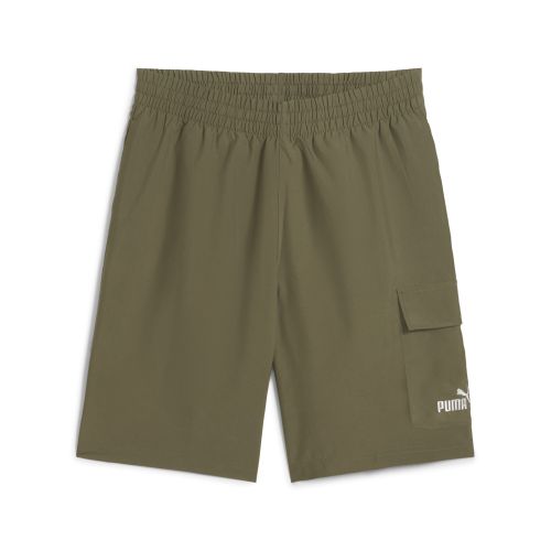 Essentials No.1 Logo Woven Cargo 9" Shorts Men in Green | Size Large - PUMA - Modalova