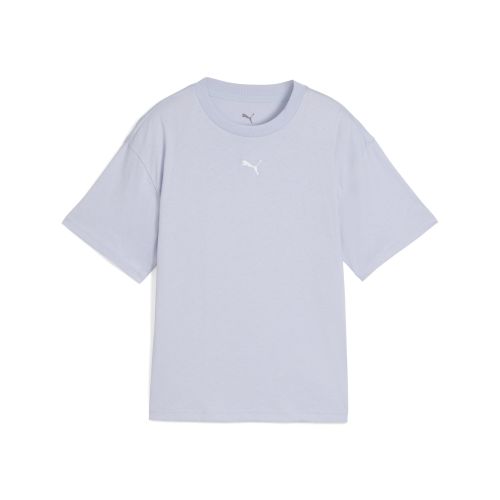 Camiseta de corte rectangular Essentials juvenil, Accesoiros, Azul, 15-16Y - PUMA - Modalova