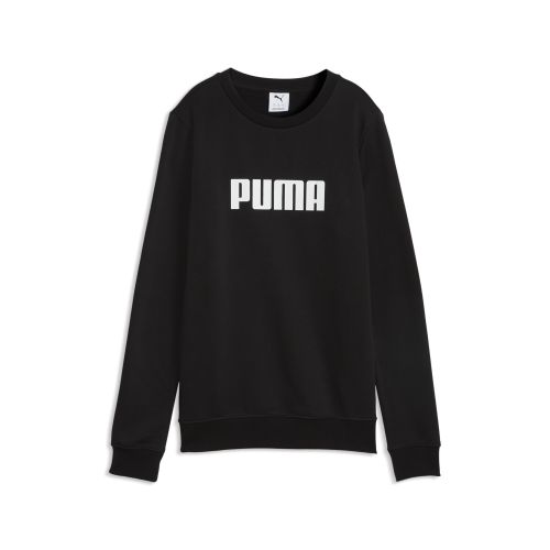 Sudadera Essentials Logo Crew Mujer, Ropa, Negro, XXS - PUMA - Modalova