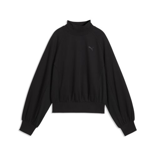 HER Relaxed Mock Neck Crew Sweatshirt Women in | Size Large - PUMA - Modalova