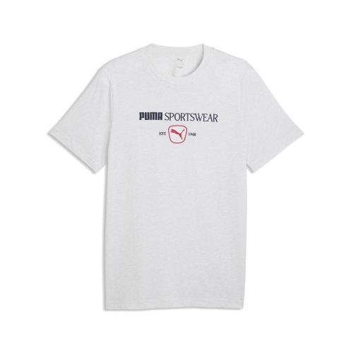 Class Graphic T-Shirt Men in White | Size Large - PUMA - Modalova