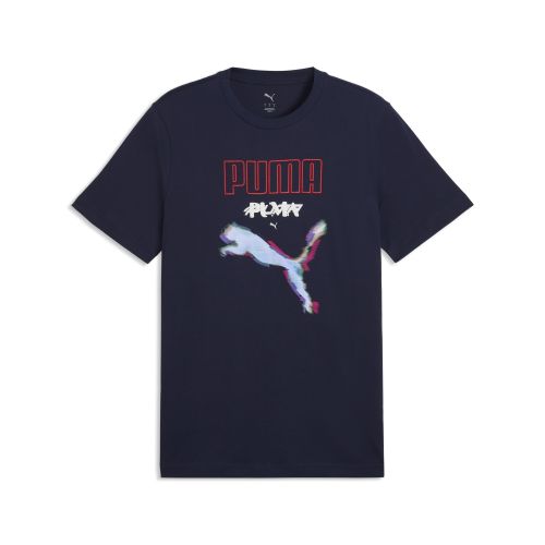 Graphics Cyber T-Shirt Men in Blue | Size Large - PUMA - Modalova