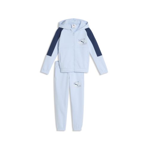 Tuta con cappuccio e zip integrale Scribble per ragazzi, Accessori, Blu, 4-5Y - PUMA - Modalova