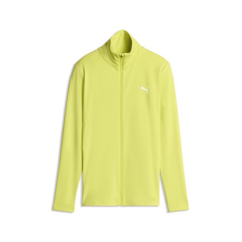 Giacca da training Essentials dalla vestibilità aderente con zip integrale da donna, Accessori, Verde, XXS - PUMA - Modalova