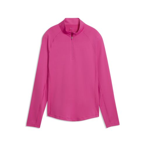 YOU-V Solid Quarter-Zip Golf Top Women in Pink | Size Large - PUMA - Modalova
