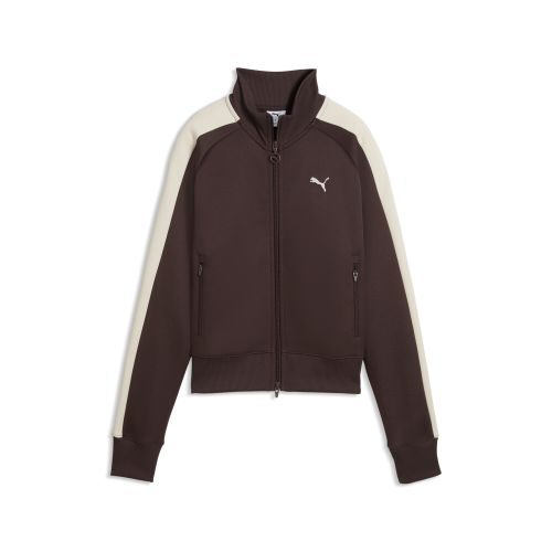 T7 ALWAYS ON Short Track Jacket Women in Brown | Size Small - PUMA - Modalova