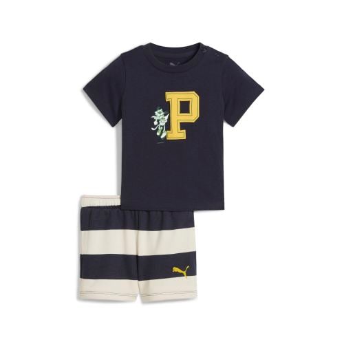 Set di T-shirt e shorts Minicats SUPER per bimbi ai primi passi - PUMA - Modalova