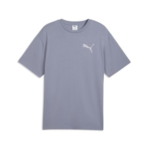 Camiseta Essentials Elevated de corte holgado con ícono Cat para hombre, Accesoiros, Gris, S - PUMA - Modalova