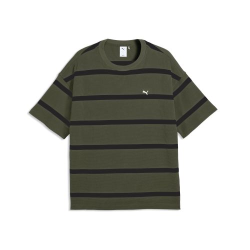 Select Essentials Waffle T-Shirt Men in Green | Size Large - PUMA - Modalova