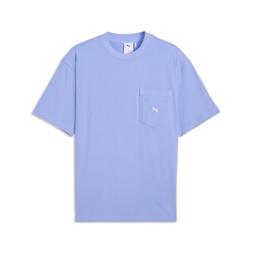Select Essentials Pocket T-Shirt Men in Purple | Size Large - PUMA - Modalova